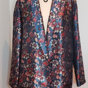 Floral Patterned Women's Jacket